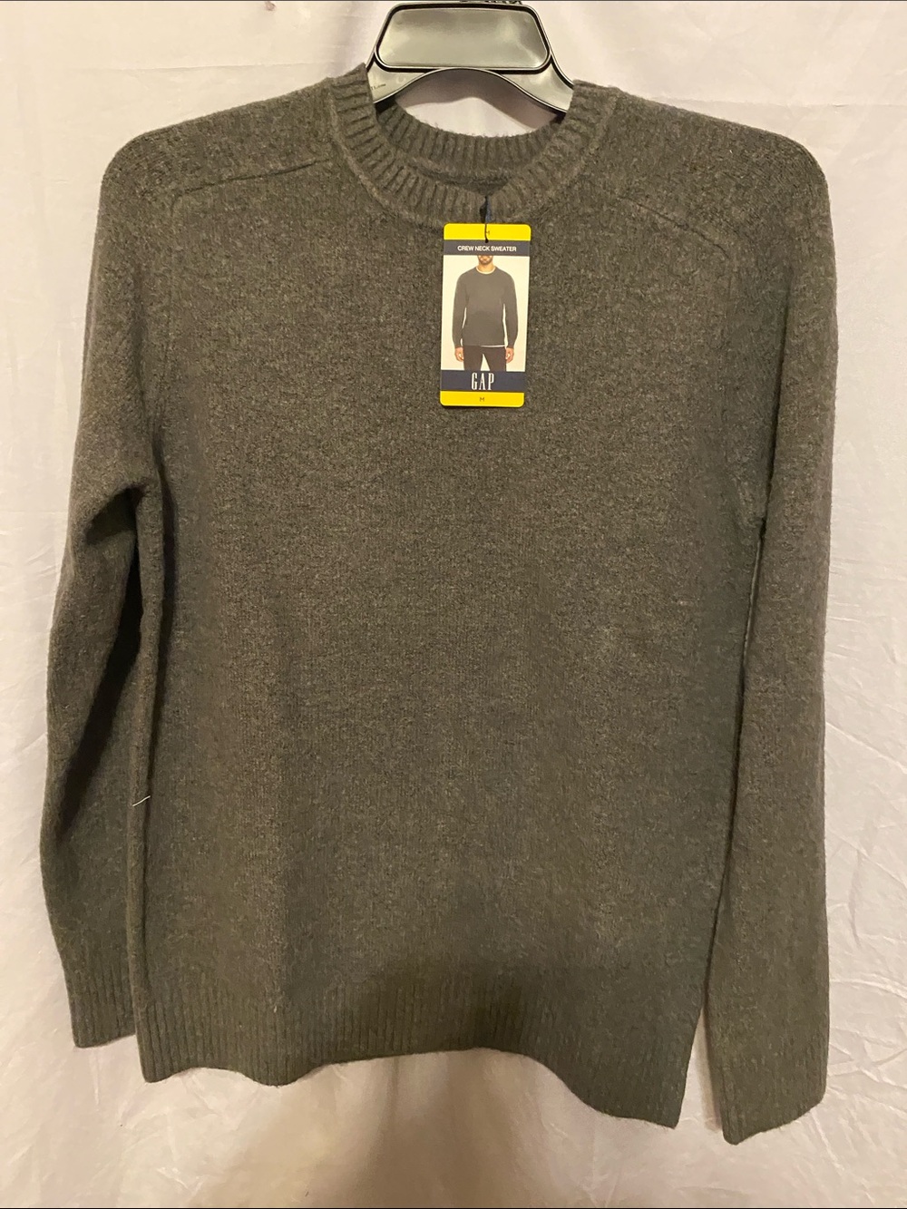 GAP Men's Crew Neck Sweater - Olive